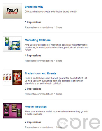 DMA-Linkedin-SpecificProducts DMA LinkedIn Specific Products