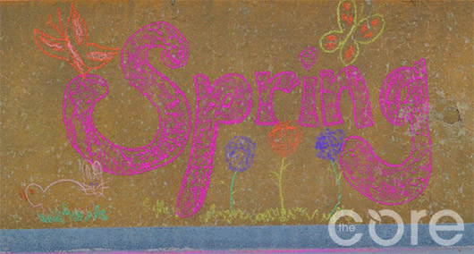 DMA Welcomes Spring with Chalk Art