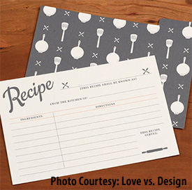Vintage Inspired Recipe Cards by Love vs. Design 
