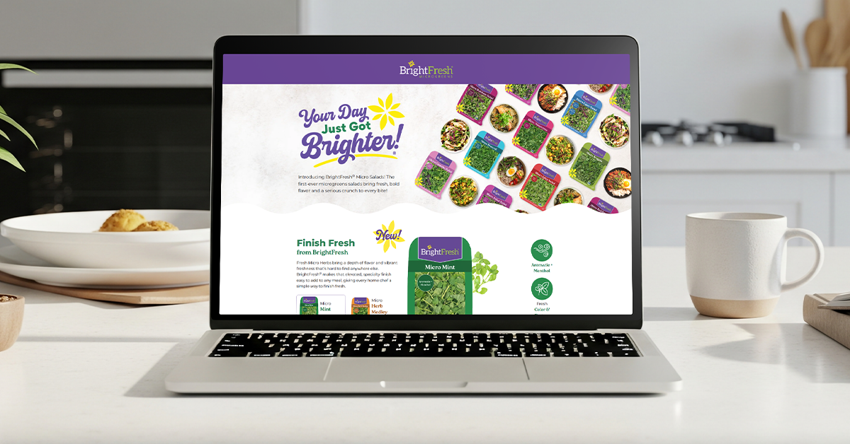 BrightFresh landing page