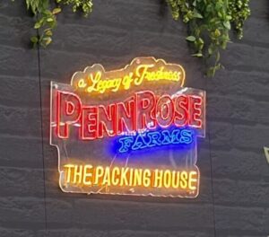 PennRose Farms Neon Sign